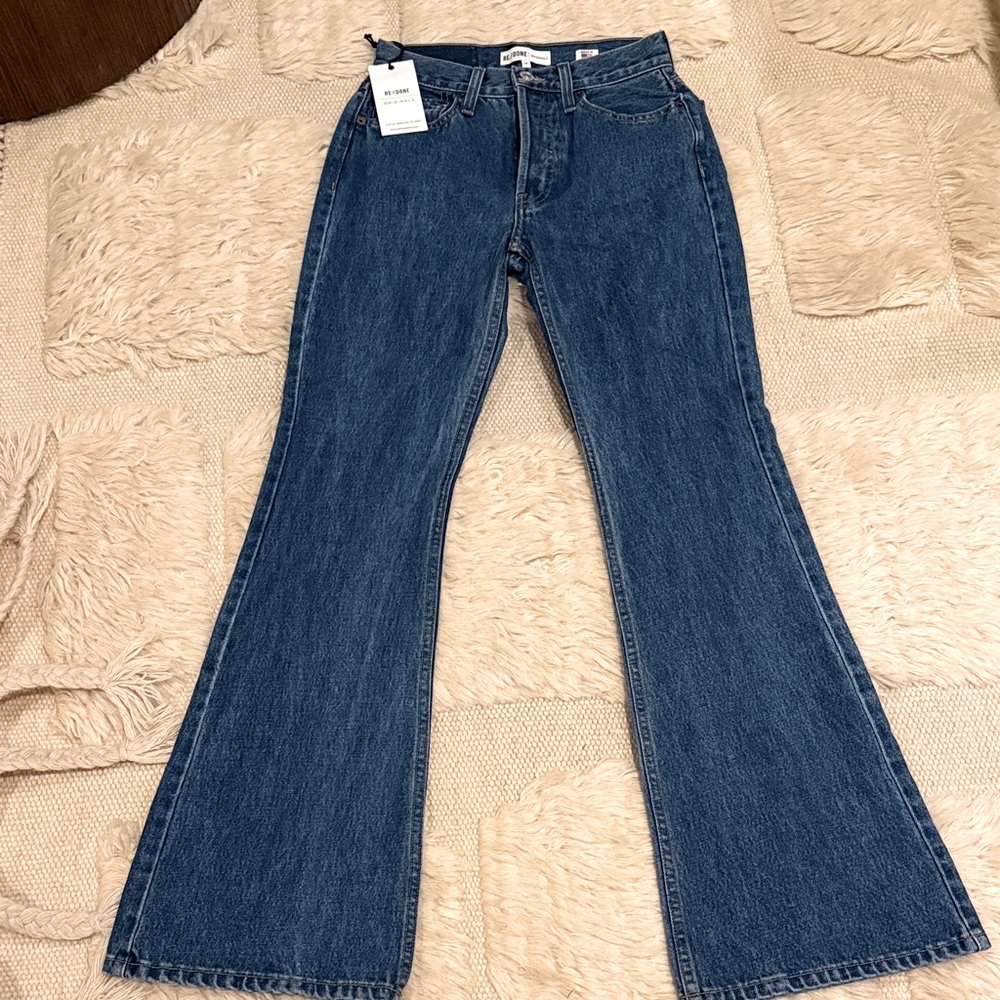 RE / DONE jeans high break flare size 26 NWT Redone